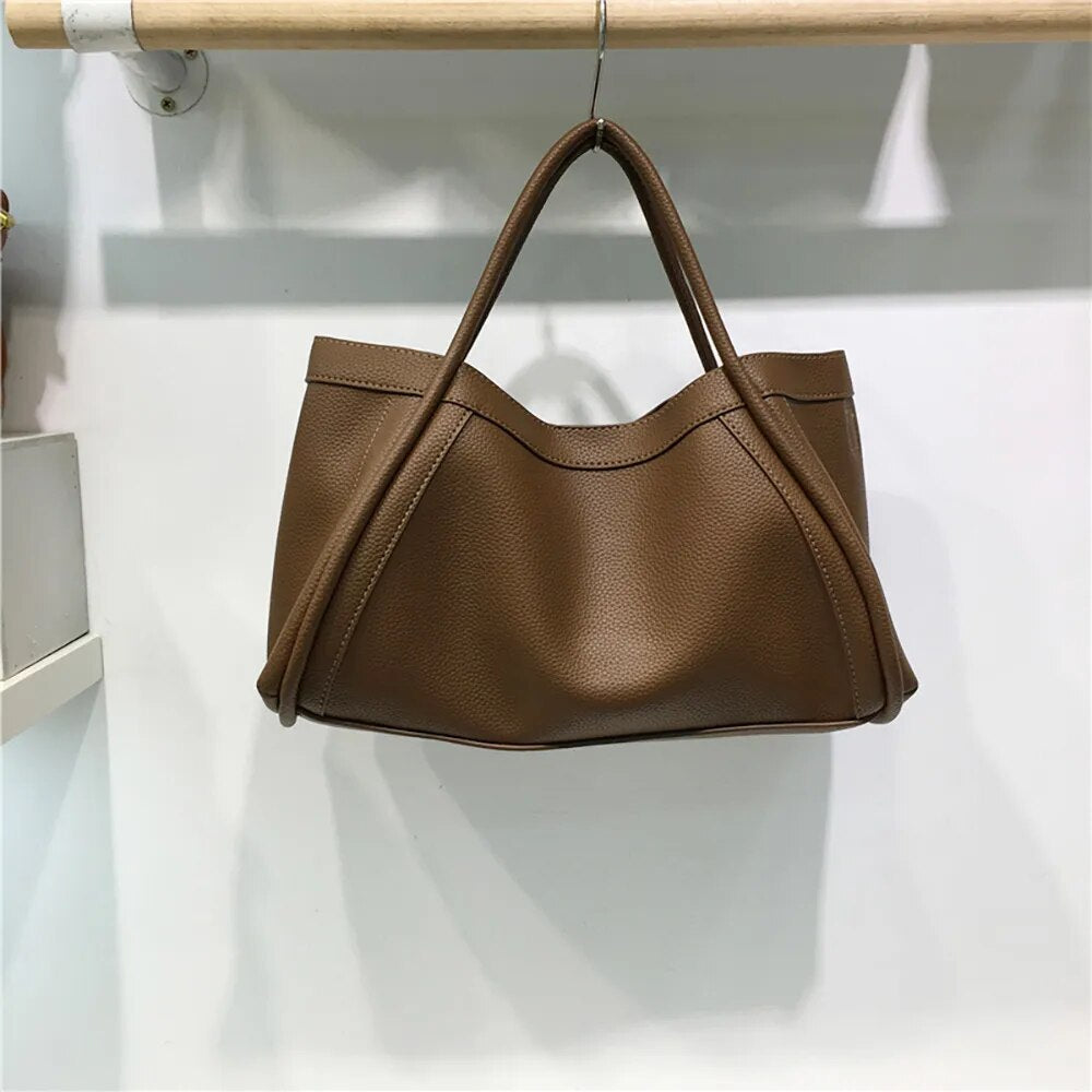 Sacs fourre-tout en cuir de grande capacité