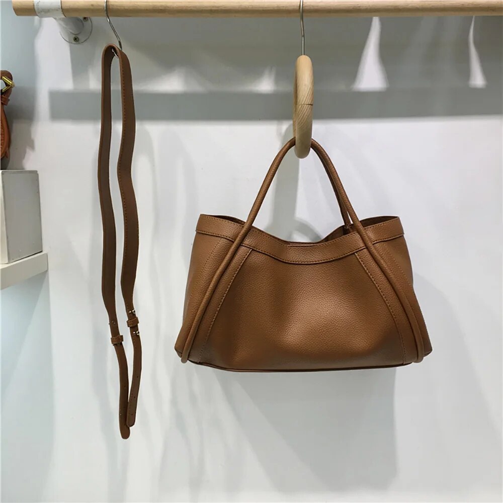 Sacs fourre-tout en cuir de grande capacité