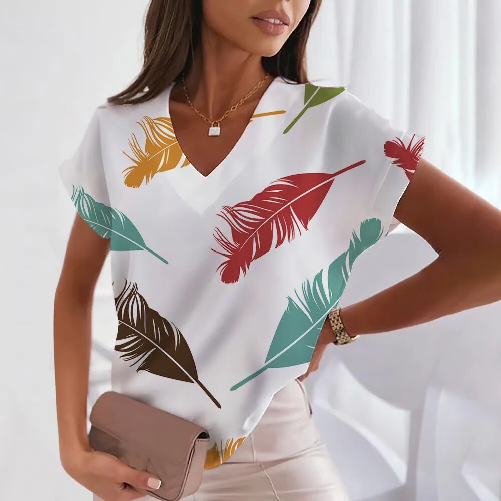 Feather Graphics Ladies T-shirts