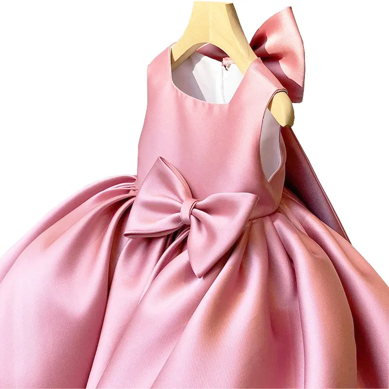 Sweet Princess birthday party dress with big bow