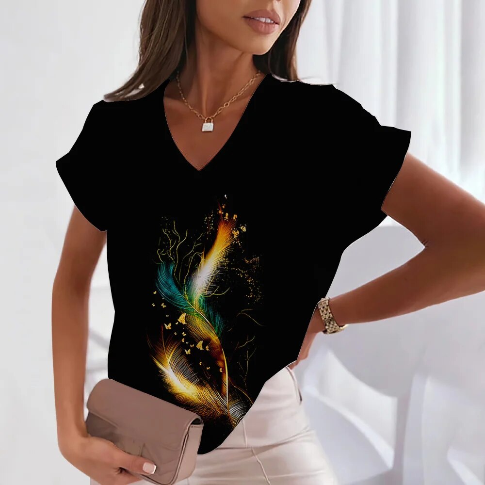 Feather Graphics Ladies T-shirts