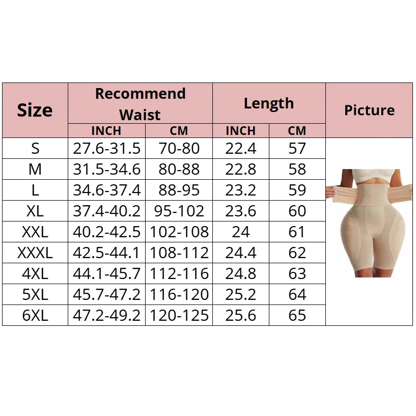 Entrenador de cintura alta moldeador de cuerpo, bragas acolchadas, Realzador de glúteos y cadera, moldeadores de glúteos, bragas de Control levantadoras de glúteos sin costuras 