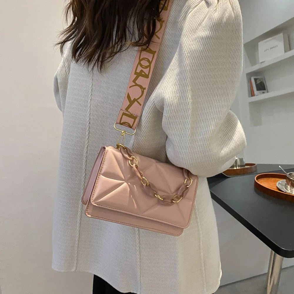 Large Shoulder Bags Leather Clutches Crossobdy Bags Brand Pink Tote Handbags