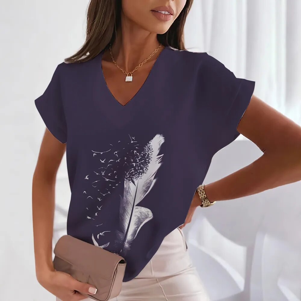 Feather Graphics Ladies T-shirts